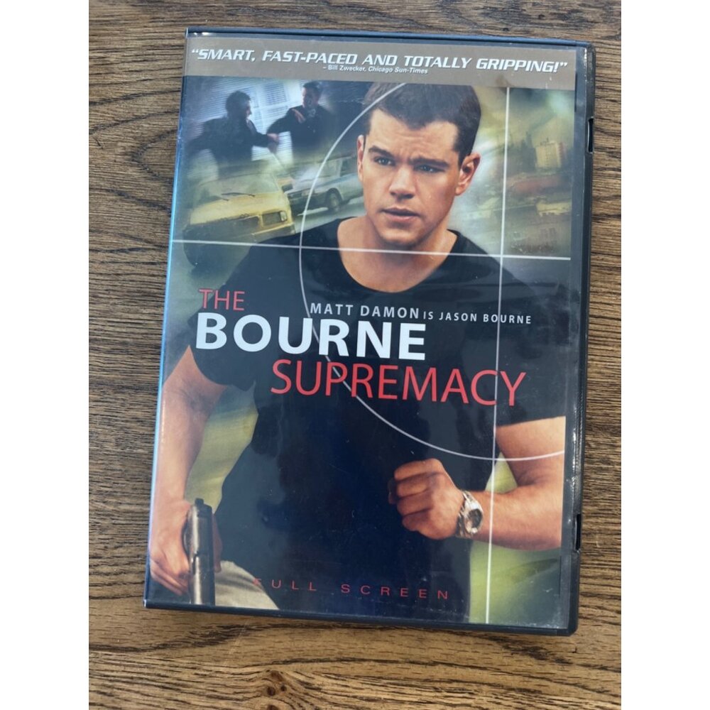 The Bourne Supremacy 2004 DVD Matt Damon Franka Potente Thriller Pre-Owned